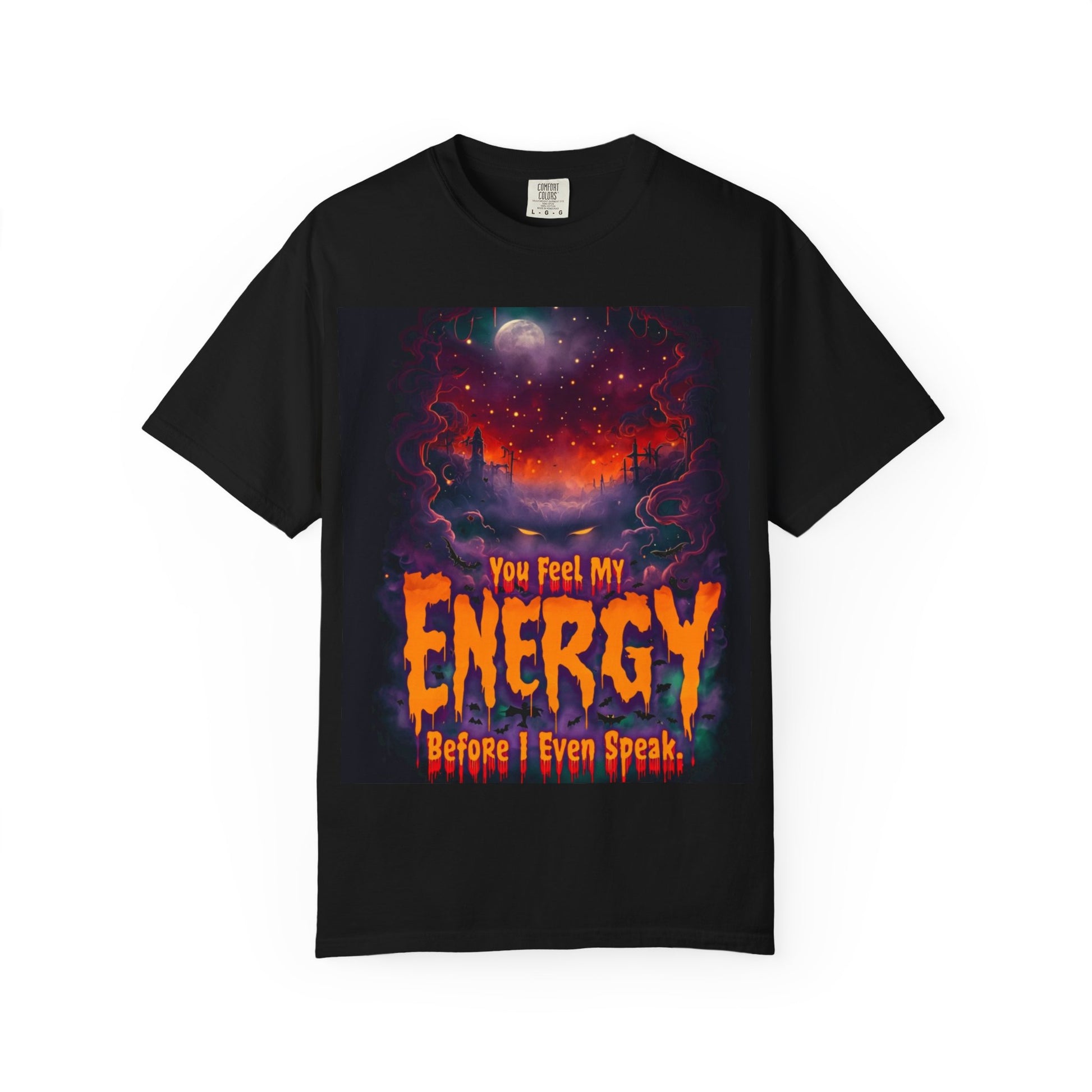 Vibrant Energy Graphic T-Shirt, Inspirational Tee, Unisex Apparel, Motivational Gift, Casual Fashion, Daily Wear