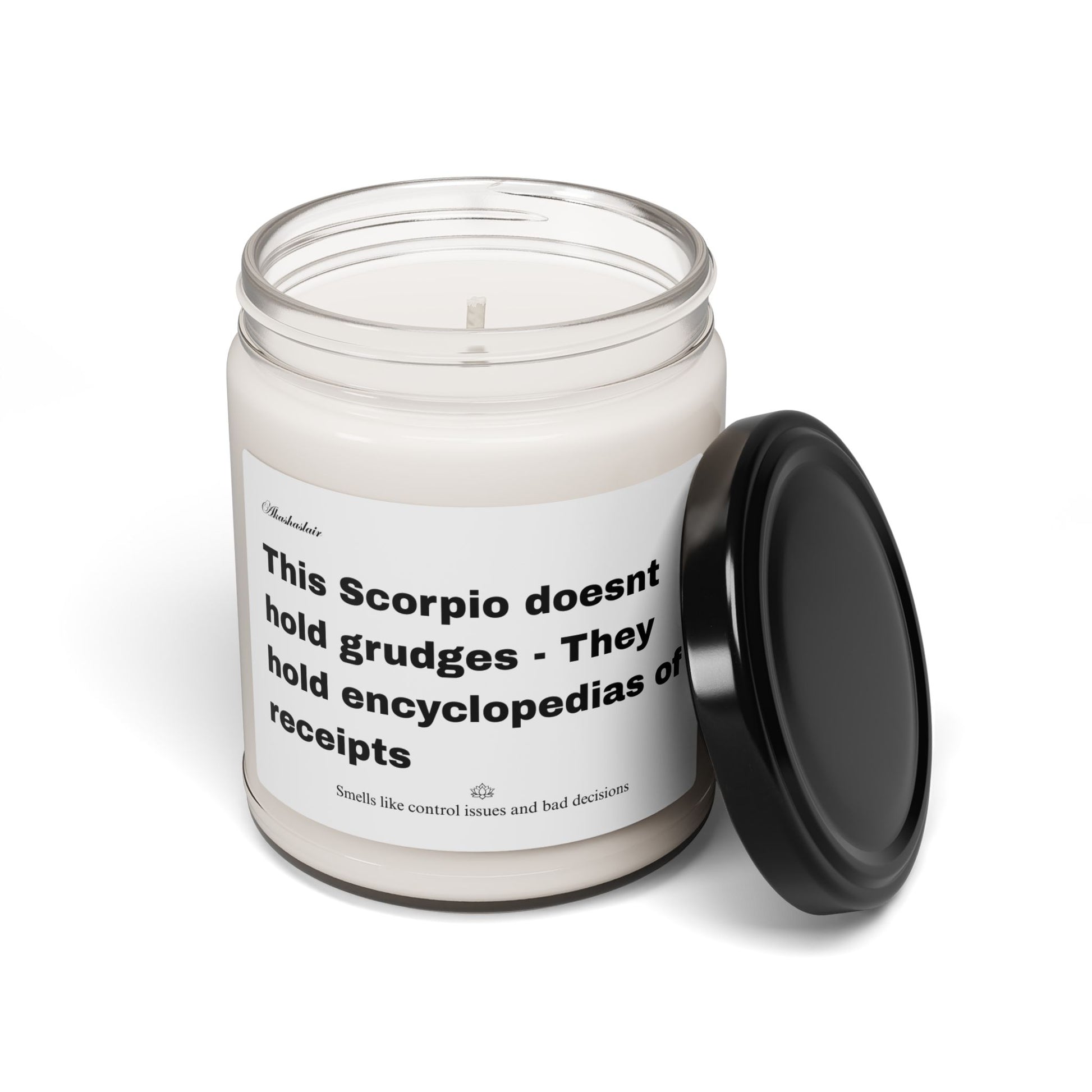Scorpio Scented Candle, Zodiac Decor, Astrology Gift, Home Fragrance, Unique Candle for Scorpios, Candle for Birthday or Relaxation