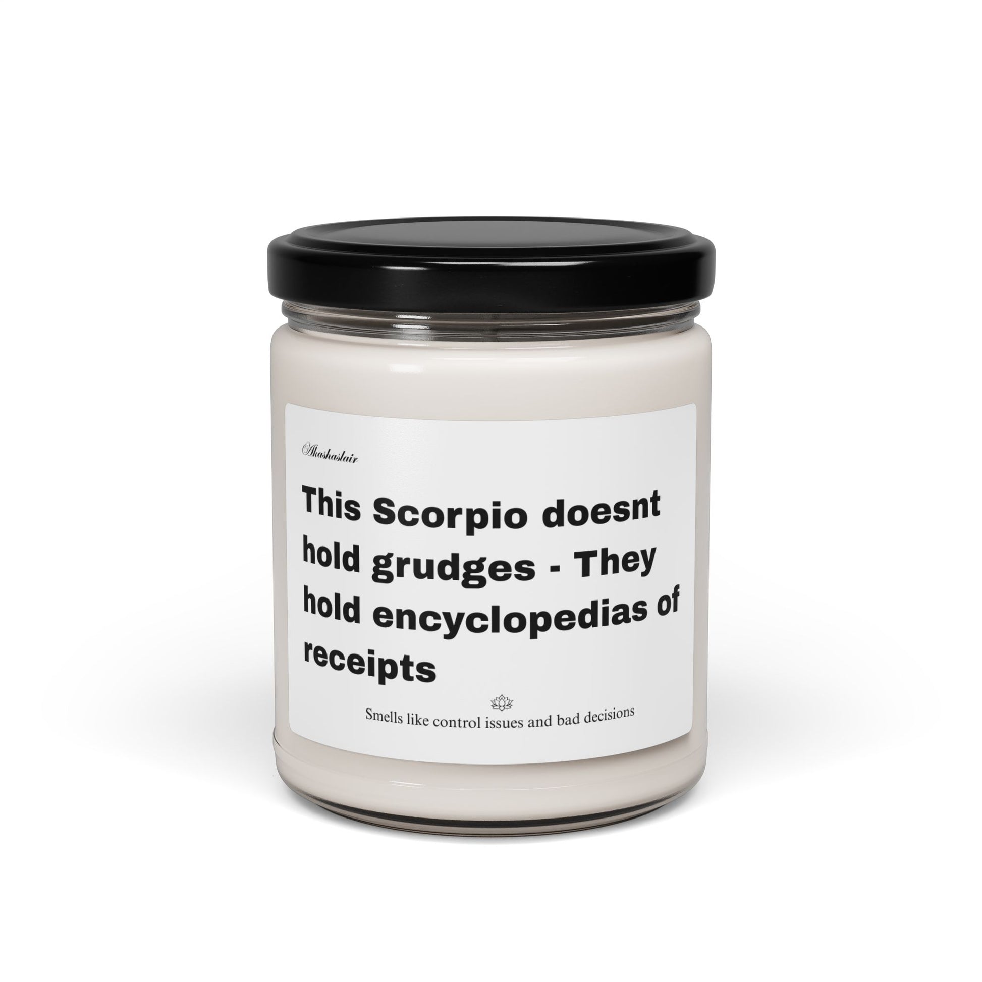 Scorpio Scented Candle, Zodiac Decor, Astrology Gift, Home Fragrance, Unique Candle for Scorpios, Candle for Birthday or Relaxation