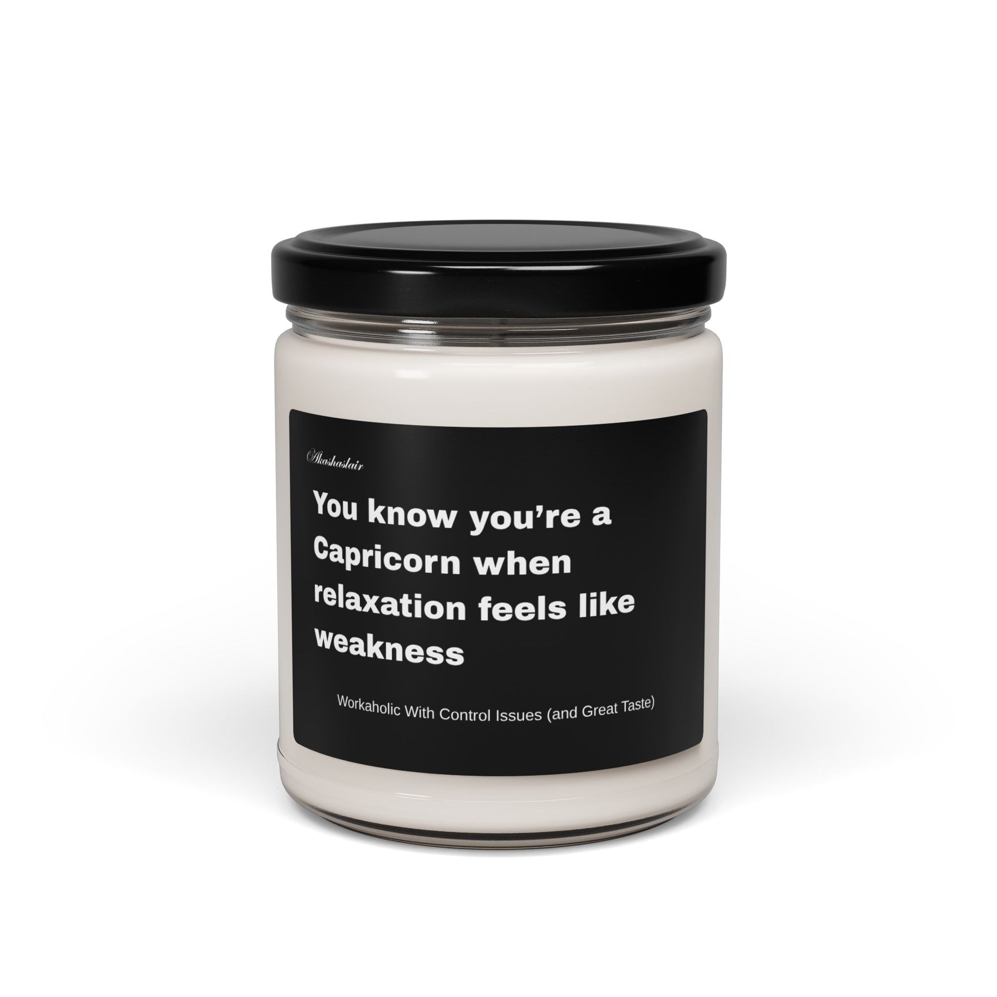 Capricorn Scented Soy Candle - 9oz Relaxation Reminder