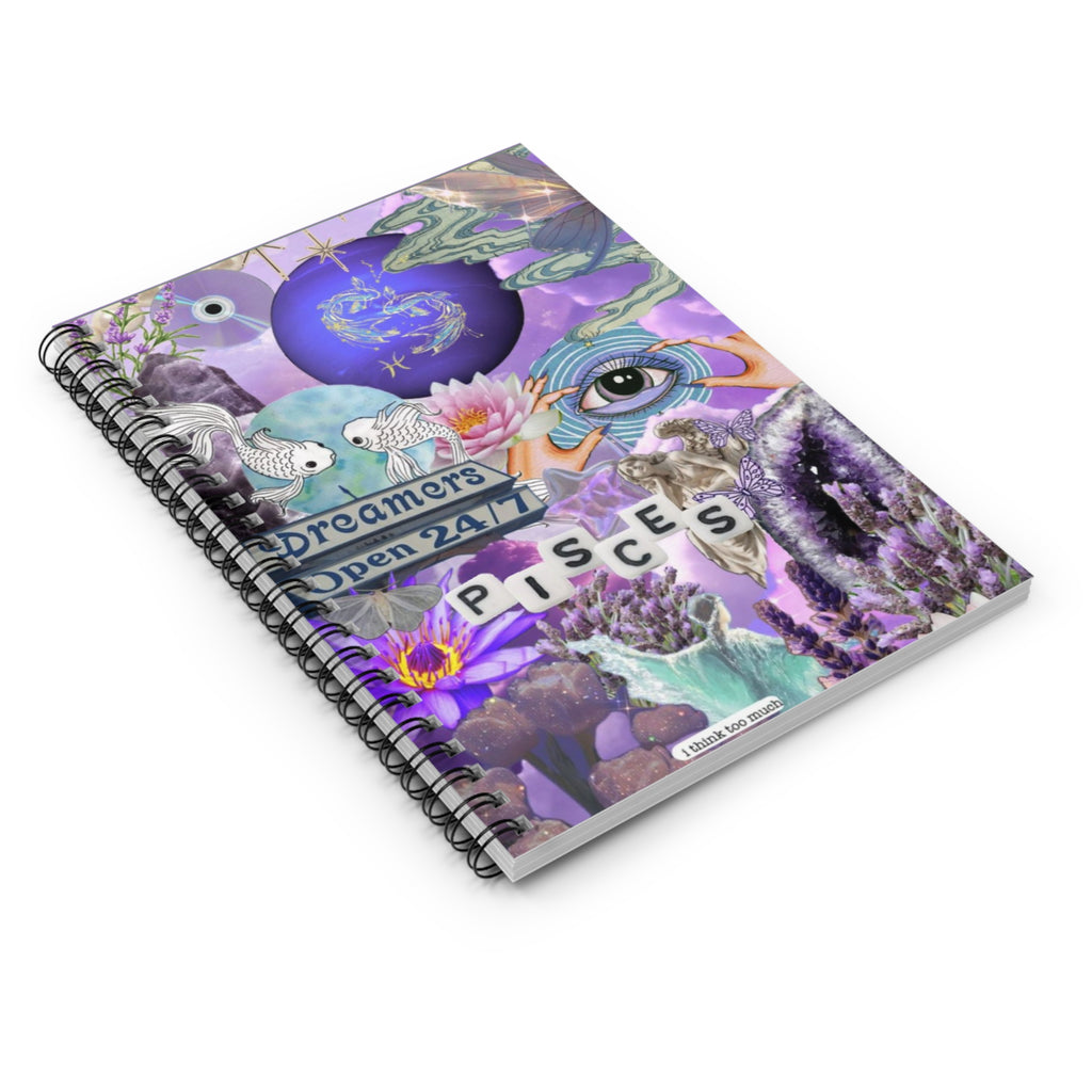 Pisces Spiral Notebook - Ruled Line