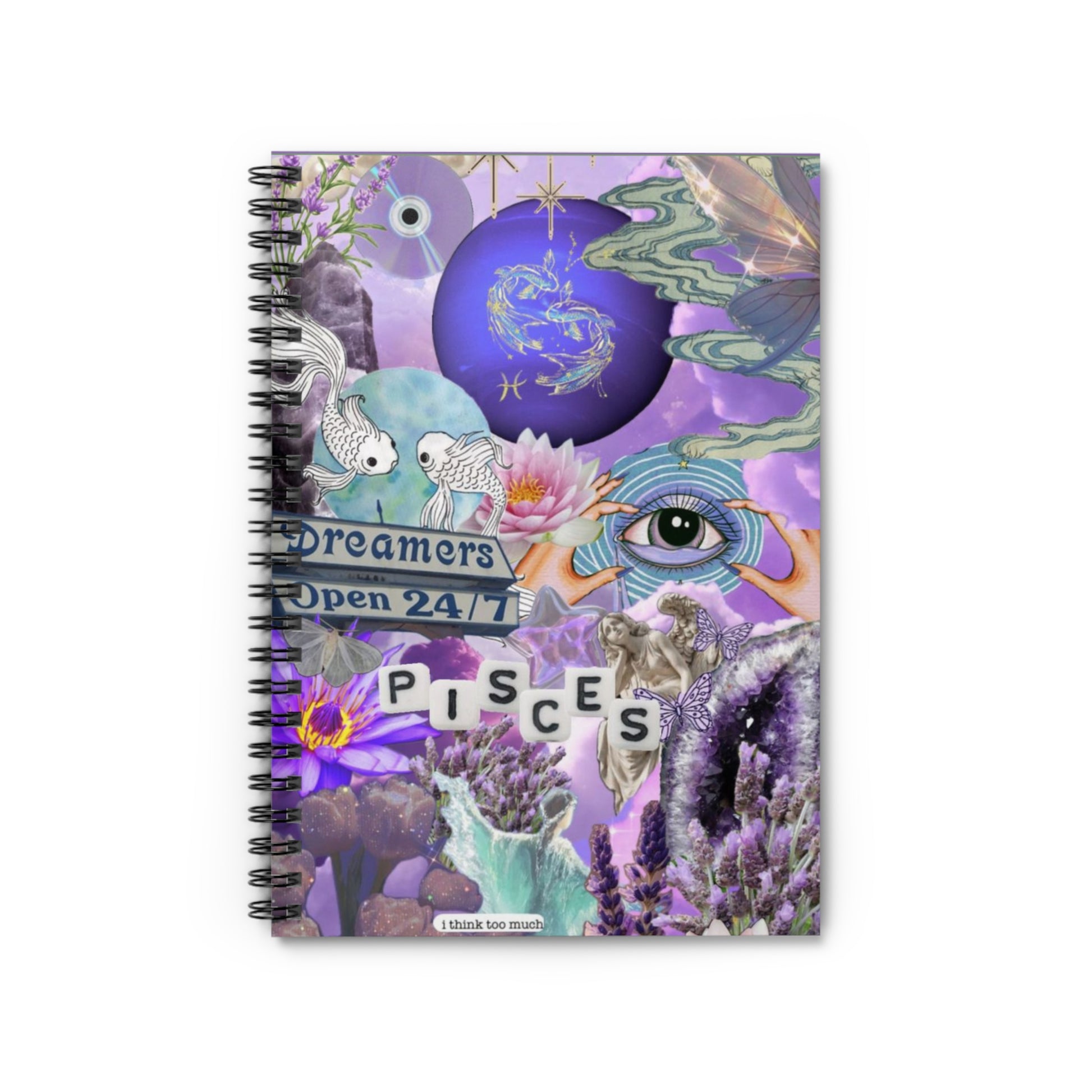 Pisces Spiral Notebook - Ruled Line
