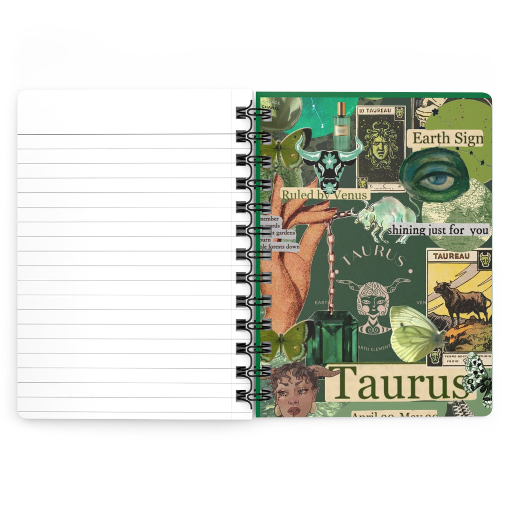 Taurus Spiral Journal Astrology Notebook