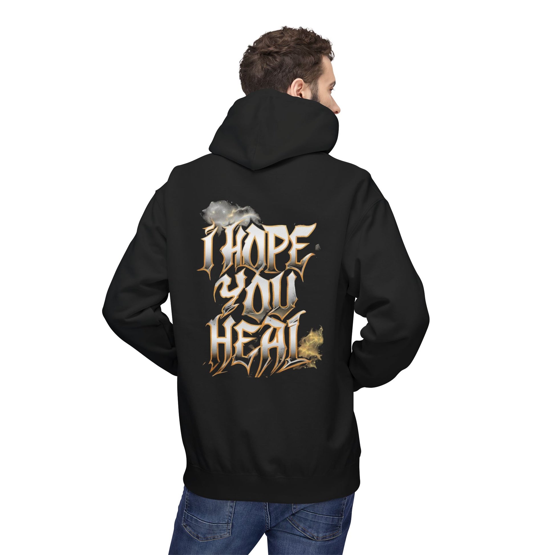 "I Hope You Heal" Hoodie – Inspirational Quote Sweatshirt for Fall & Winter | Cozy Unisex Pullover | Mental Health Awareness Gift | Soft Warm Fleece Loungewear