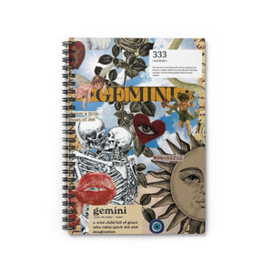Open image in slideshow, Vintage Gemini Journal - Spiral Notebook
