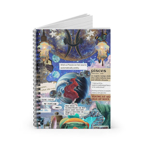 Open image in slideshow, Mystical Pisces Spiral Notebook - Ruled Line Journal for Dreamers
