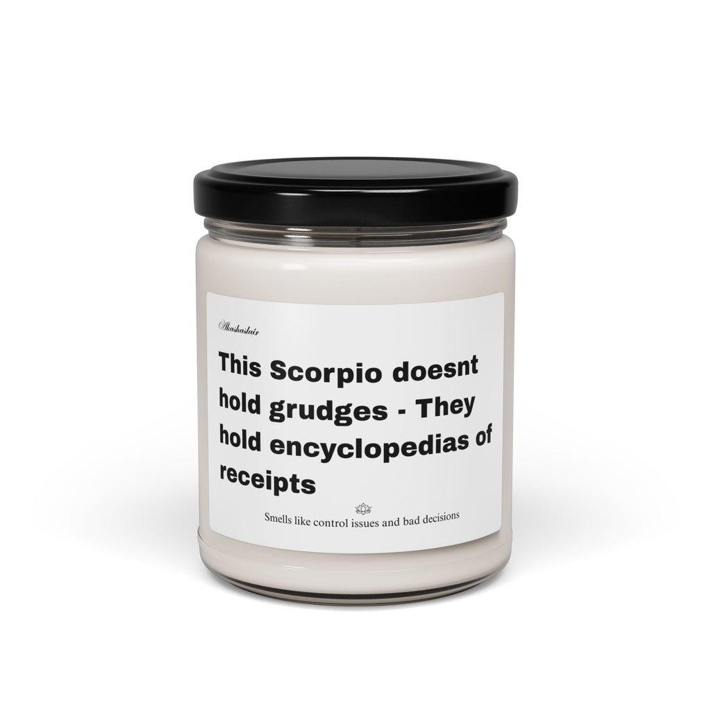 Scorpio Scented Candle, Zodiac Decor, Astrology Gift, Home Fragrance, Unique Candle for Scorpios, Candle for Birthday or Relaxation