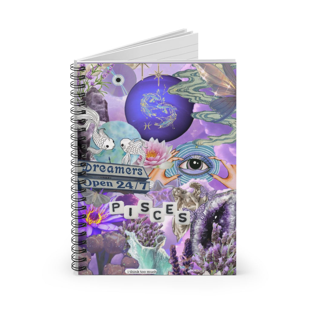 Pisces Spiral Notebook - Ruled Line