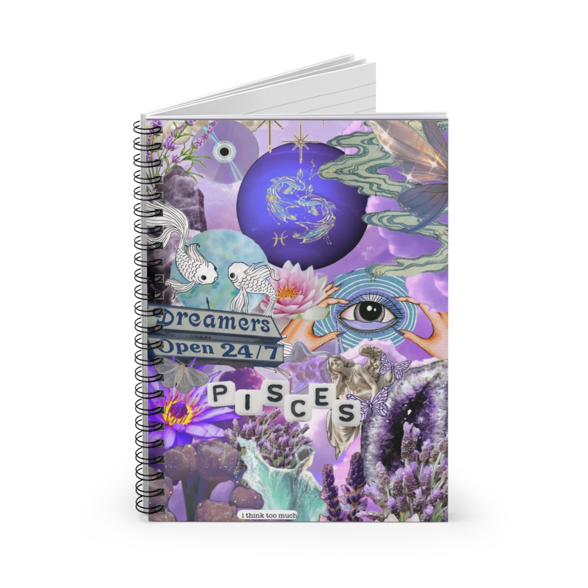 Pisces Spiral Notebook - Ruled Line