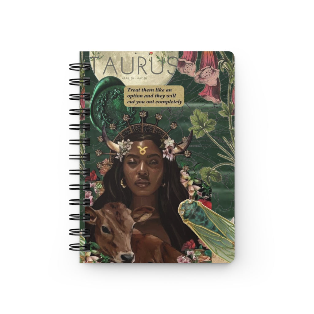 Taurus Spiral Journal Astrology Notebook
