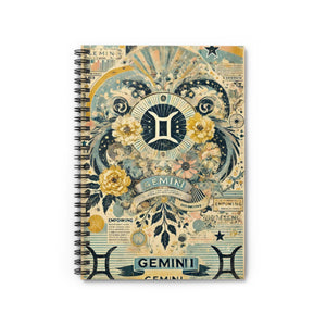 Gemini Spiral Notebook - Empowering Design for Astrologers and Creatives