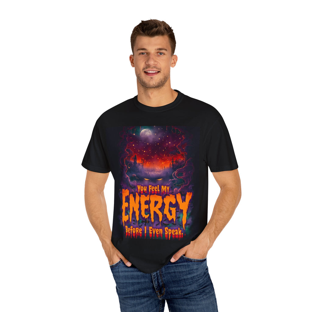 Vibrant Energy Graphic T-Shirt, Inspirational Tee, Unisex Apparel, Motivational Gift, Casual Fashion, Daily Wear